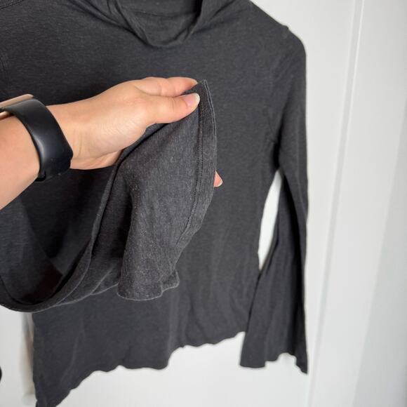 Lululemon Day to Light Long Sleeve Top Graphite Grey Modal Lightweight Stretch 6 - Picture 3 of 5